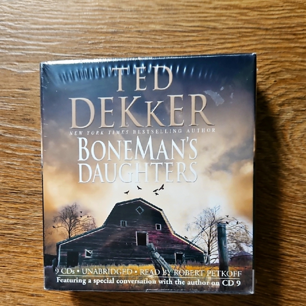 New Sealed In Plastic AUDIO BOOK  Ted Dekker Boneman's Daughters Fiction